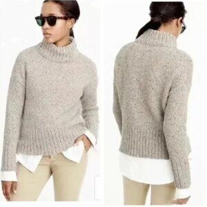 J. Crew Italian Merino Wool Turtle Neck Sweater